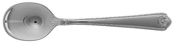 French Shell (Stainless) Sugar Spoon