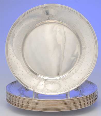 Colonial A-Engraved (Sterling, Hollowware) by Whiting Manf Co