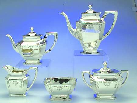 Somerset-Engraved (Sterling, Hollowware) by Wallace Silver
