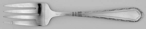 Wcs5 Medium Solid Cold Meat Serving Fork