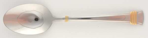 Zenith-Gold (Stainless, Gold Accent) Place/Oval Soup Spoon