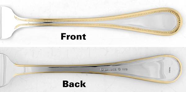 Continental Gold Bead (Stainless, Gold Accent) by Wallace Silver