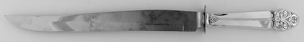 WOX1 (Sterling) Small Steak Carving Knife with Stainless Blade by Wolfenden Silver Co