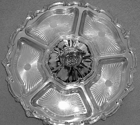Chippendale (Silverplate, Hollowware) Lazy Susan with Liner