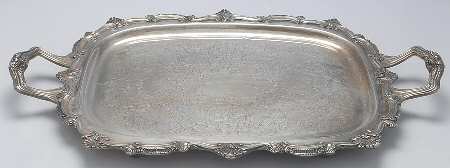Chippendale (Silverplate, Hollowware) 18" Waiter Tray