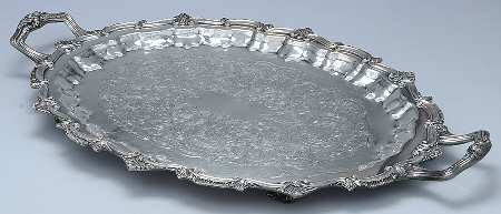 Chippendale (Silverplate, Hollowware) Large Waiter Tray