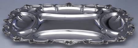 Chippendale (Silverplate, Hollowware) 18" Meat Platter with Well