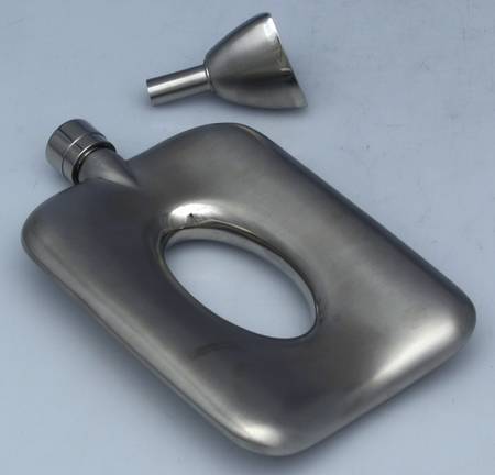 Vintage Metal Flask with Cap