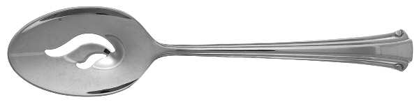 American Scroll (Stainless) Pierced Tablespoon (Serving Spoon)