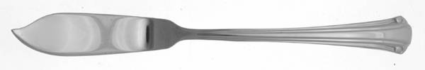 American Scroll (Stainless) Flat Handle Master Butter Knife