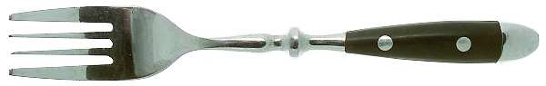 Cafe-Black (Stainless) Individual Salad Fork
