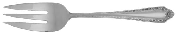American Cotillion (Stainless) Medium Solid Cold Meat Serving Fork by William Roberts Silv