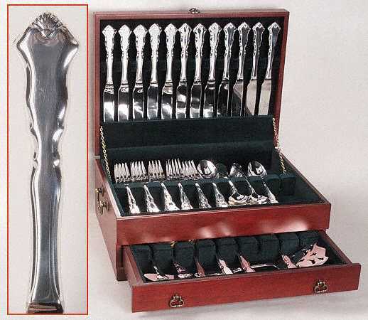Centennial (Silverplate) 80 Piece Set & Wood Case
