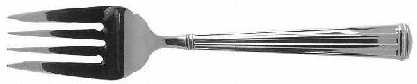 Column (Stainless) Medium Solid Cold Meat Serving Fork