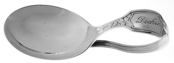 102 (Sterling) Spoon-Baby/Curved Handle by Watrous