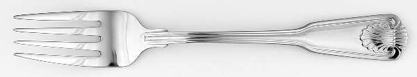Royal Shell (Stainless) Individual Salad Fork