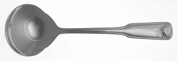 Continental Shell (Stainless) Solid Gravy Ladle