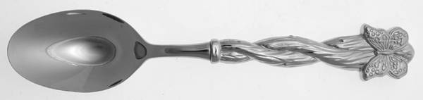 Butterfly (Nickel Plate) Place/Oval Soup Spoon