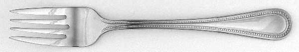 Continental Bead (Stainless) Individual Salad Fork by Wallace Silver