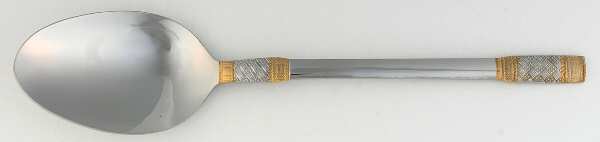 Golden Corsica (Stainless, Gold Accents) Tablespoon (Serving Spoon)