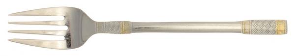 Golden Corsica (Stainless, Gold Accents) Individual Salad Fork