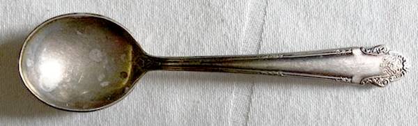 WOX3 (Sterling) Small Baby Spoon by Wolfenden Silver Co