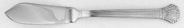 Charlemagne (Stainless) Flat Handle Master Butter Knife