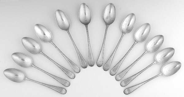 WMH1 (Sterling) Tea/Five O Clock Spoon - Set of 12 by William Coghill