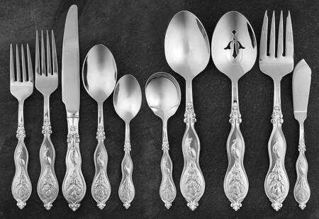 Peacock (Stainless) 45 Piece Set