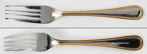 Regal Pearl (Stainless, Gold Accent) Fork