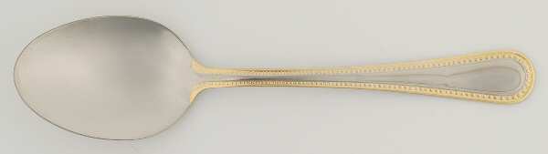 Regal Pearl (Stainless, Gold Accent) Tablespoon (Serving Spoon)