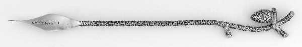 WFI1 (Sterling) One Tine Butter Pick by William C. Finck Co.