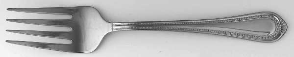 Chatham Bead (Stainless) Large Solid Cold Meat Serving Fork
