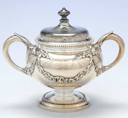 2322N (Silverplate, Hollowware) Sugar Bowl & Lid