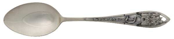States & Cities Souvenir Spoons(Sterling) California Teaspoon