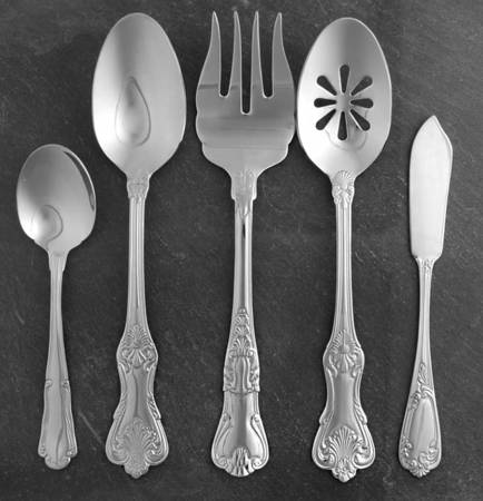 Hotel Lux (Stainless) 5 Piece Hostess Set