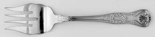 Hotel Lux (Stainless) Medium Solid Cold Meat Serving Fork