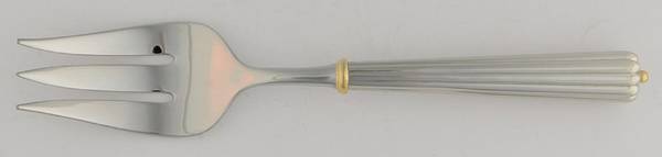 Fete d'Or (Stainless) Medium Solid Cold Meat Serving Fork