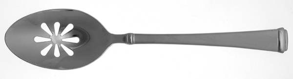 Bennett (Stainless) Pierced Tablespoon (Serving Spoon) by Wallace Silver