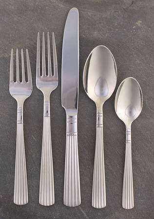 Parker (Stainless) 5 Piece Place Setting