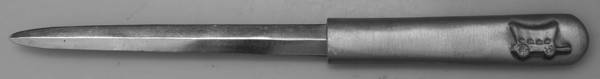 Pioneer (Pewter, Hollowware) Letter Opener with Stainless Blade