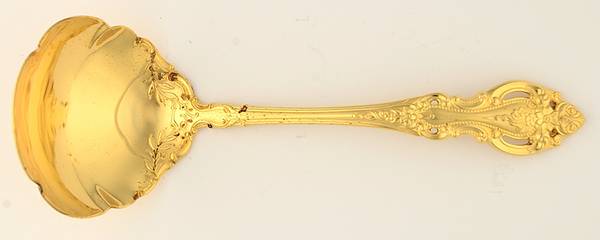 Golden Grand Victorian (Sterling) Solid Gravy Ladle by Wallace Silver