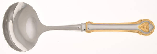 Gold Napoleon Bee (Stainless) Gravy Ladle with No Spout Stainless Bowl HC
