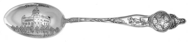 Sterling Souvenir Spoons Kingfisher Courthouse Oklahoma - No Box