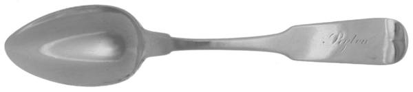 Coin Silver Flatware by William Mitchell Jr.