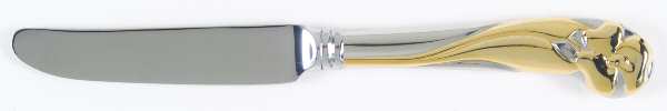 Adena (Stainless, Gold Accent) New French Hollow Pistol Knife