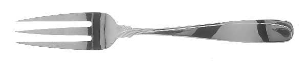 Affair (Stainless) Large Solid Cold Meat Serving Fork