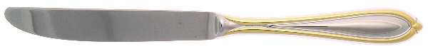 Ariana-Gold (Stainless, Gold Accent) Modern Hollow Knife