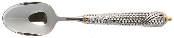Byzantine (Stainless-Gold Accent) Teaspoon