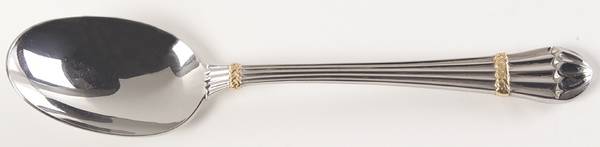 Carouselle-Gold (Stainless, Gold Accent) Place/Oval Soup Spoon